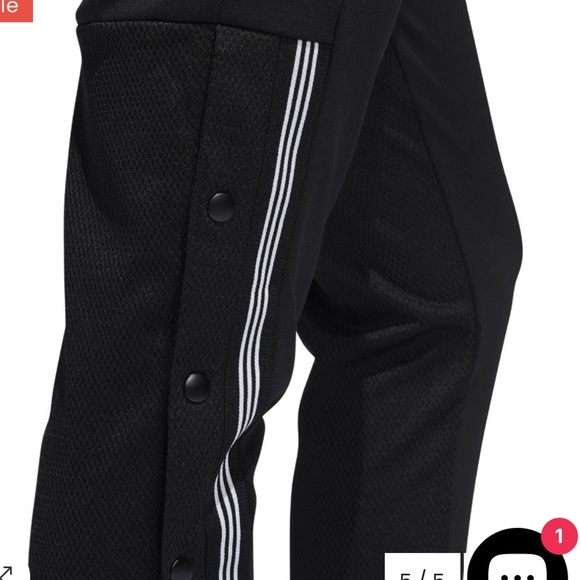 Adidas 7/8 Cropped Snap Pants Women's DQ2889 - Picture 3 of 15